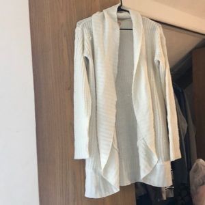 White chunky cardigan